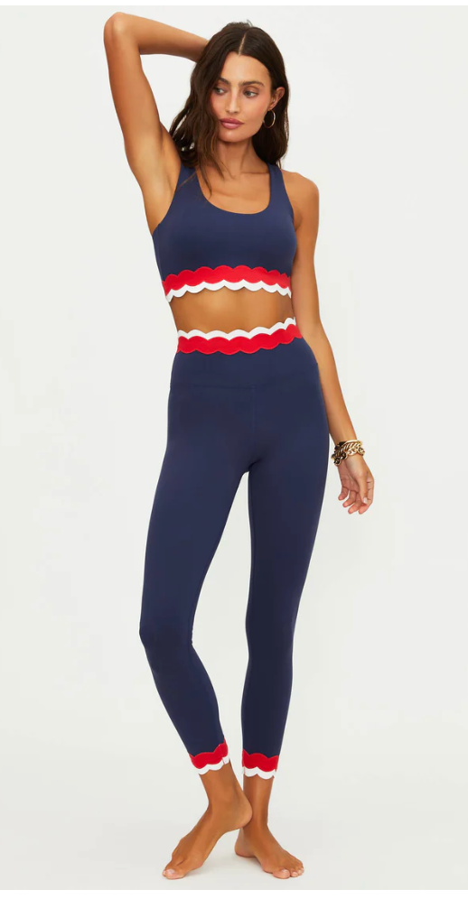 Stacy 7/8 Legging Twilight Firework Colorblock