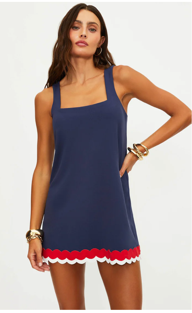 Mischa Dress Twilight Firework Colorblock Matte