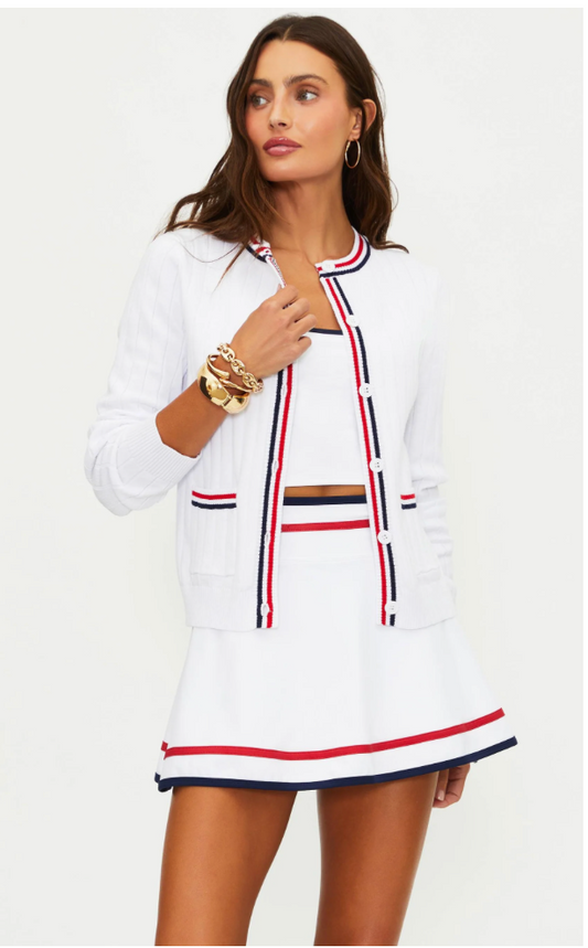 Ally Cardigan Heritage White