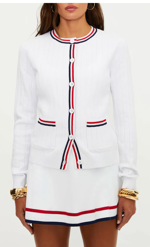 Ally Cardigan Heritage White