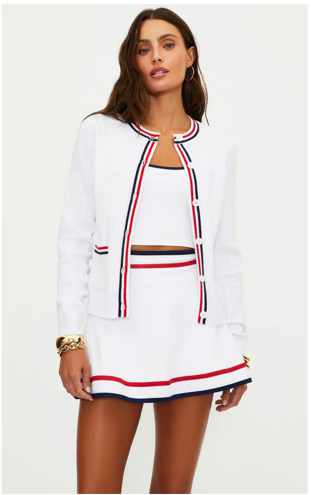 Ally Cardigan Heritage White