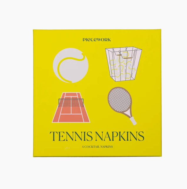 Tennis Cockail Napkins-Set of 4
