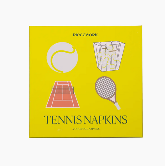 Tennis Cockail Napkins-Set of 4