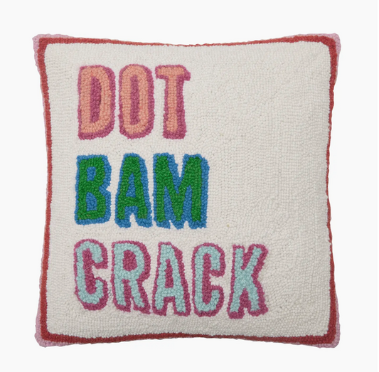 Dot Bam Crack Hook Pillow