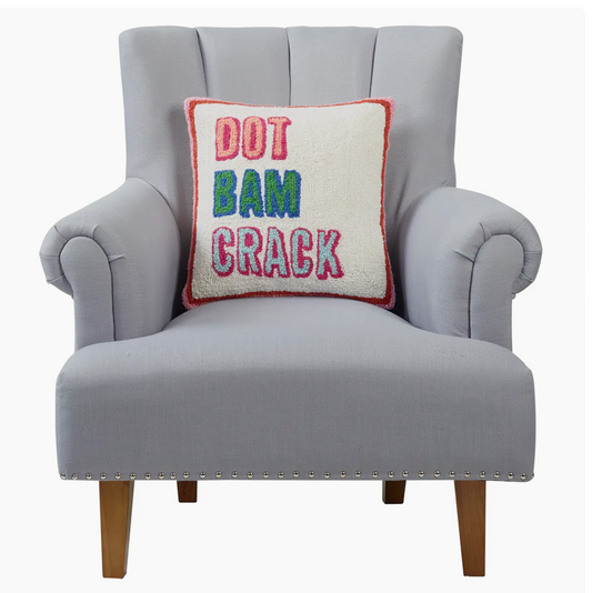 Dot Bam Crack Hook Pillow