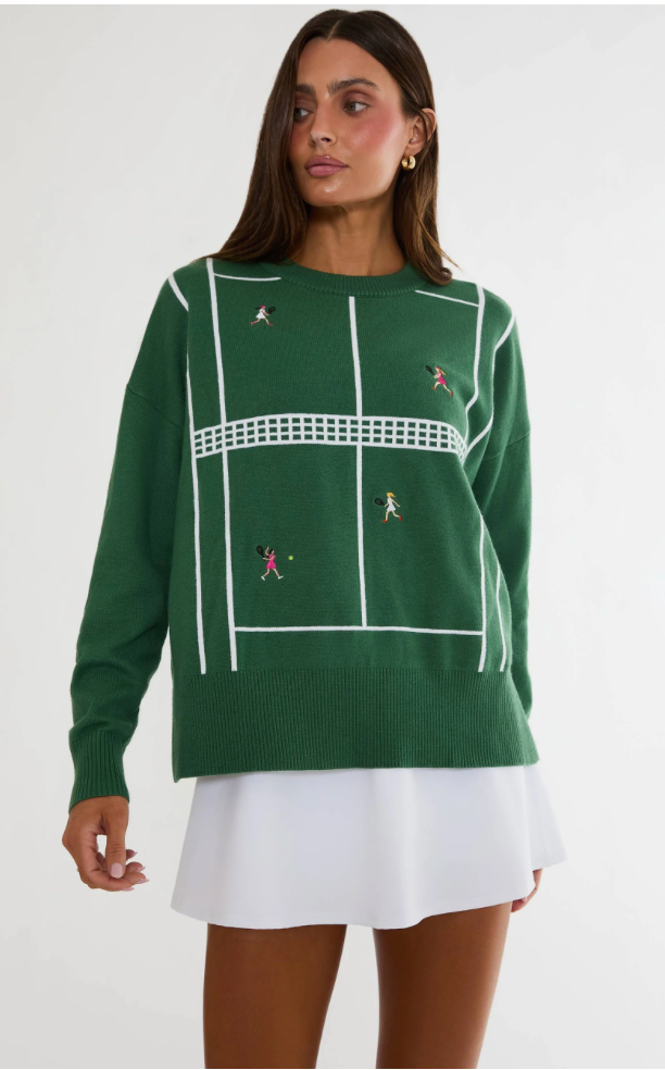 Callie Sweater Rally Green