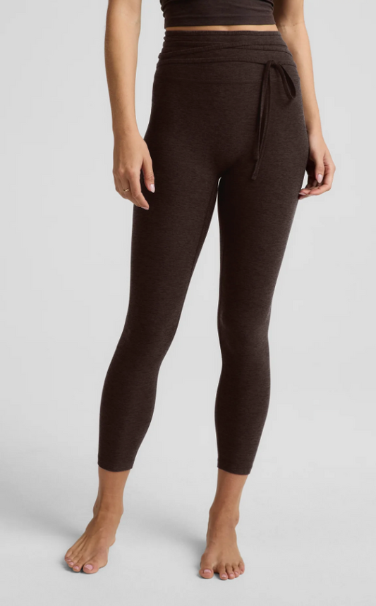 Spacedye™ It's A Tie Legging-dark chocolate heather
