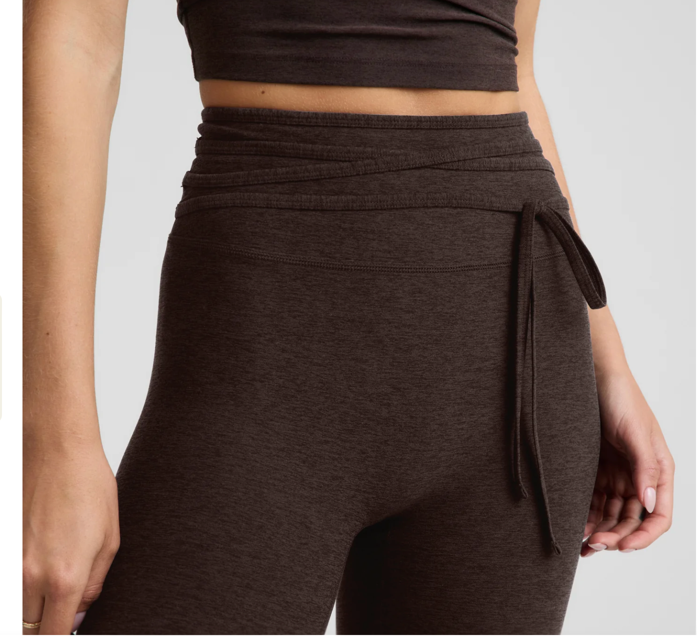 Spacedye™ It's A Tie Legging-dark chocolate heather