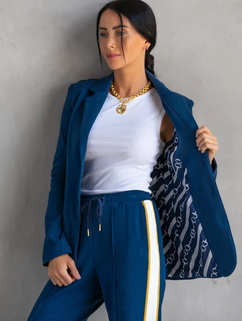 Morrison Interlock Blazer-Sailor
