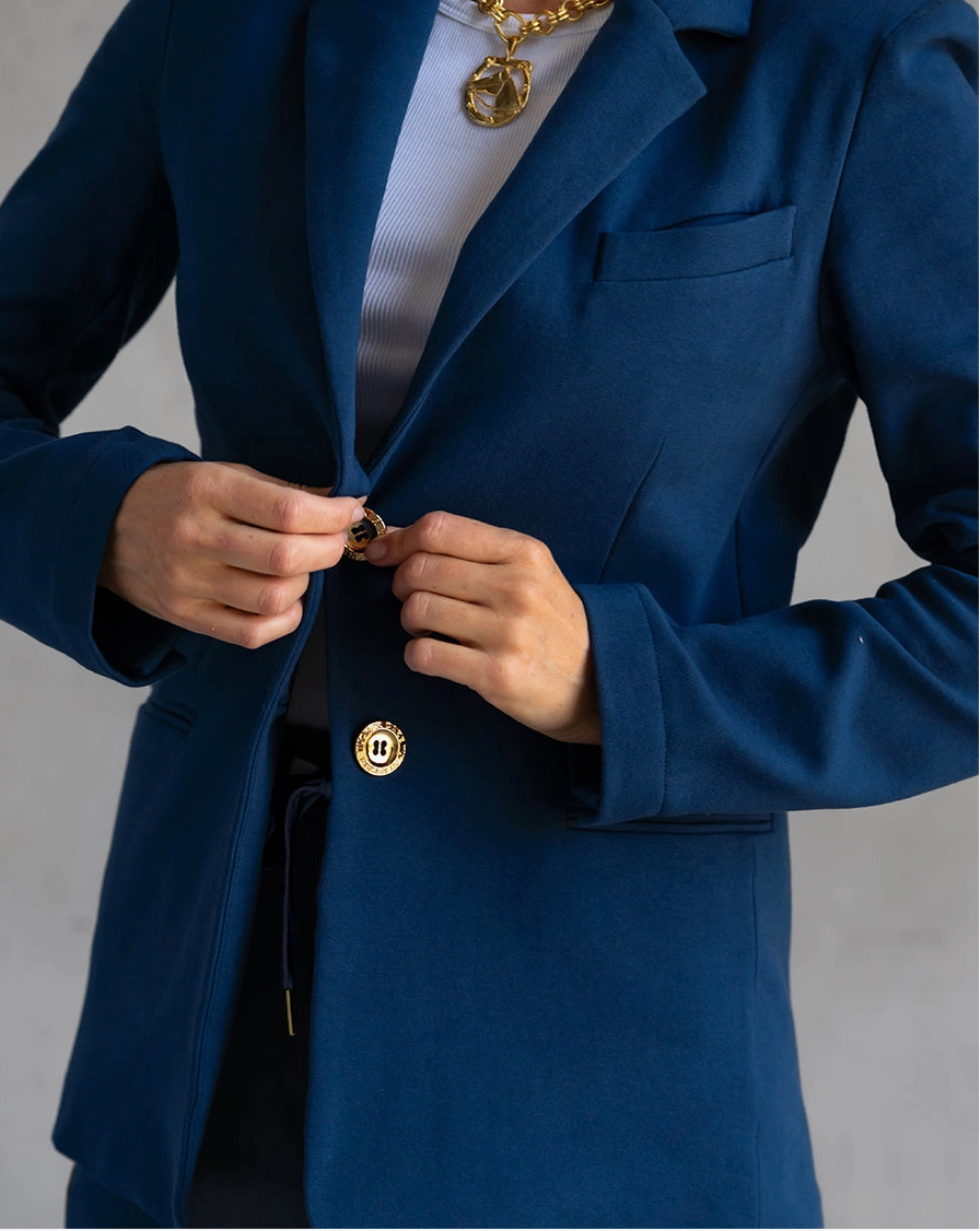 Morrison Interlock Blazer-Sailor