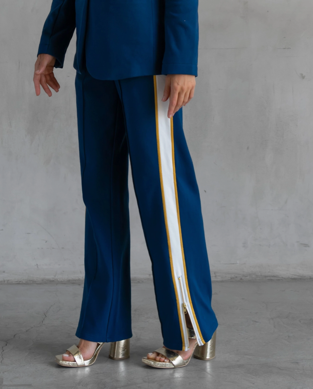Jordan Interlock Pants- Sailor