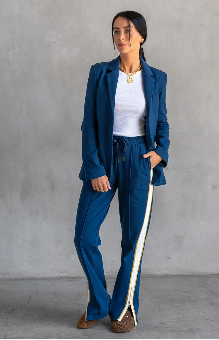 Jordan Interlock Pants- Sailor