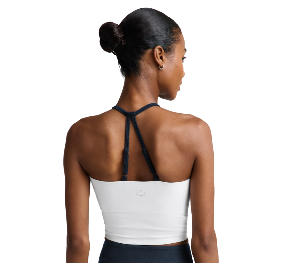 Spacedye™ Make It Strappy Tank- cloud white