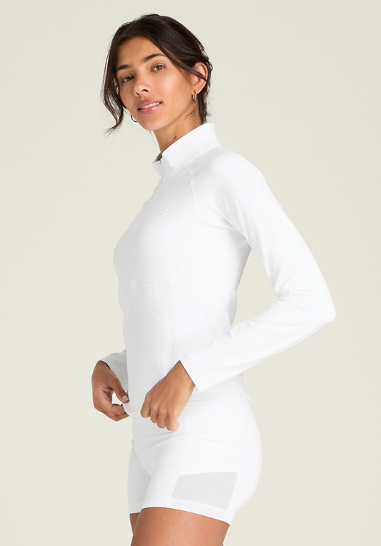 Advantage Half Zip- bright white