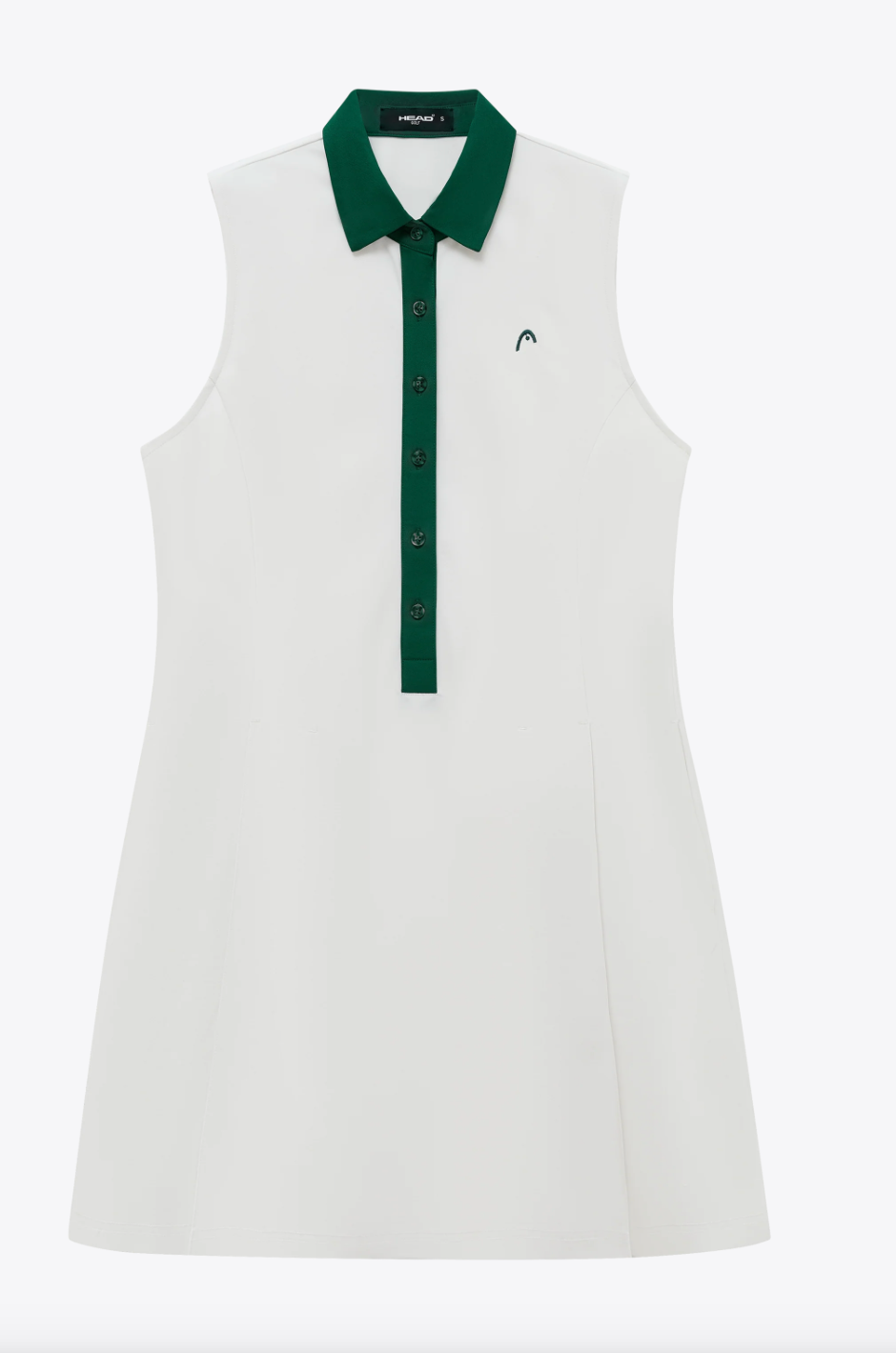Signature Polo Dress-White