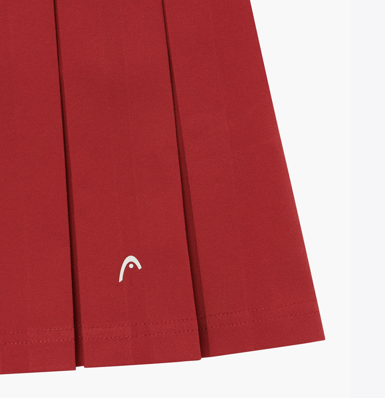 Pleated Skirt- Red