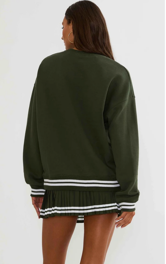 Devyn Oversized Sweatshirt- Shaded Spruce