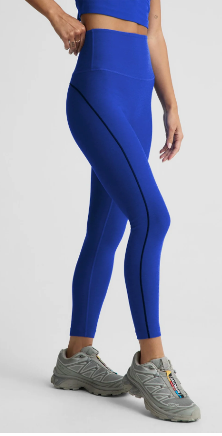 Spacedye™ Dynamic High Waisted Legging- ultra blue heather