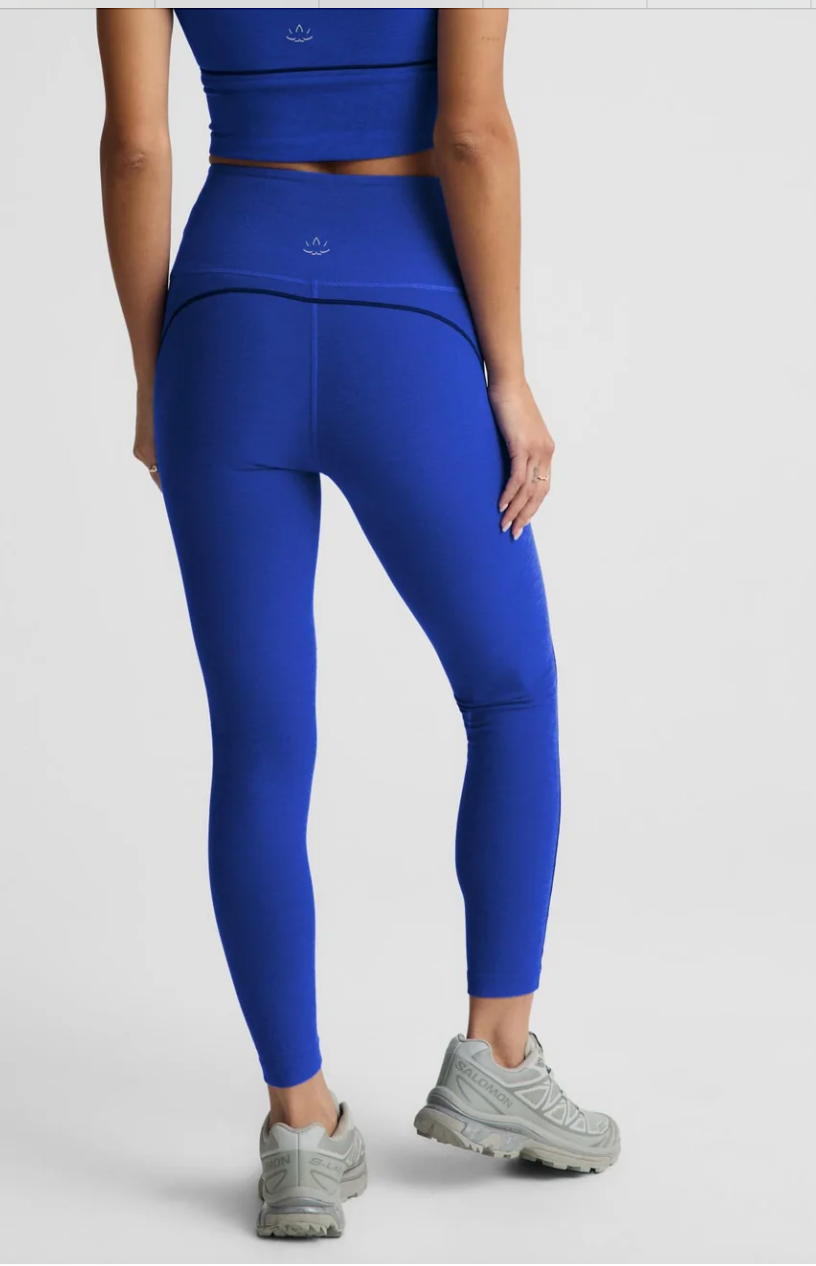 Spacedye™ Dynamic High Waisted Legging- ultra blue heather