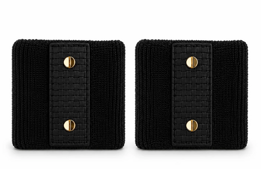 Le Club Cuffs- Black/Gold