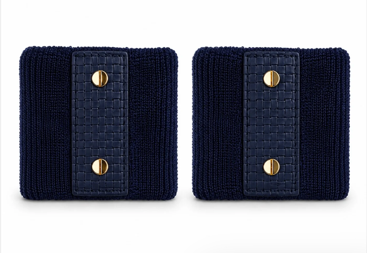 Le Club Cuffs- Navy/Gold