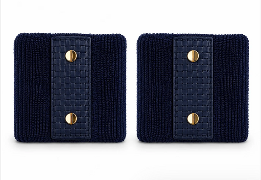 Le Club Cuffs- Navy/Gold