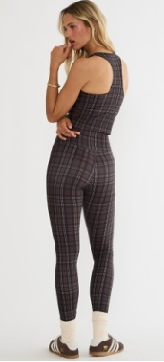 Piper Legging- Chocolate Bar Plaid