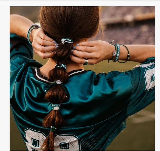 Michigan State Game Day Hair Tie Bracelets