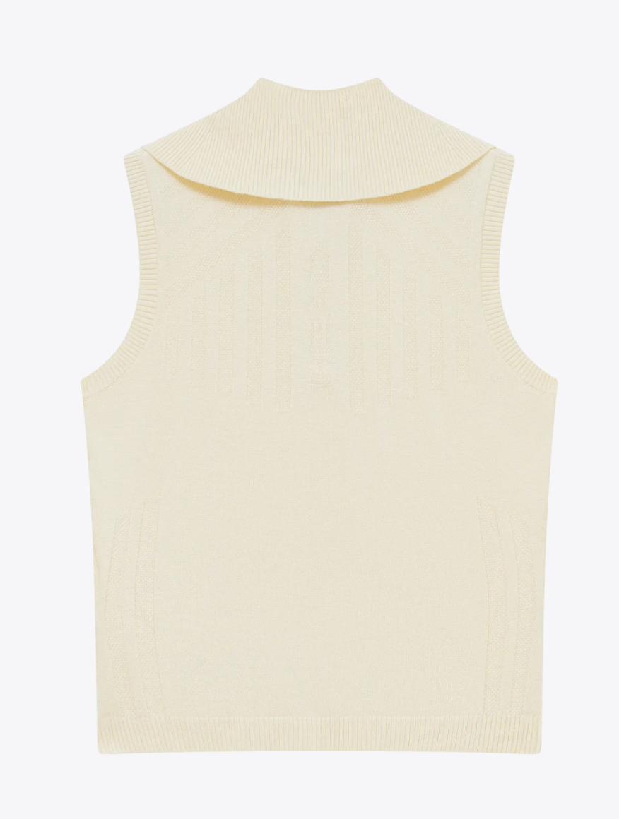 Performance Quarter Zip Top-Cream