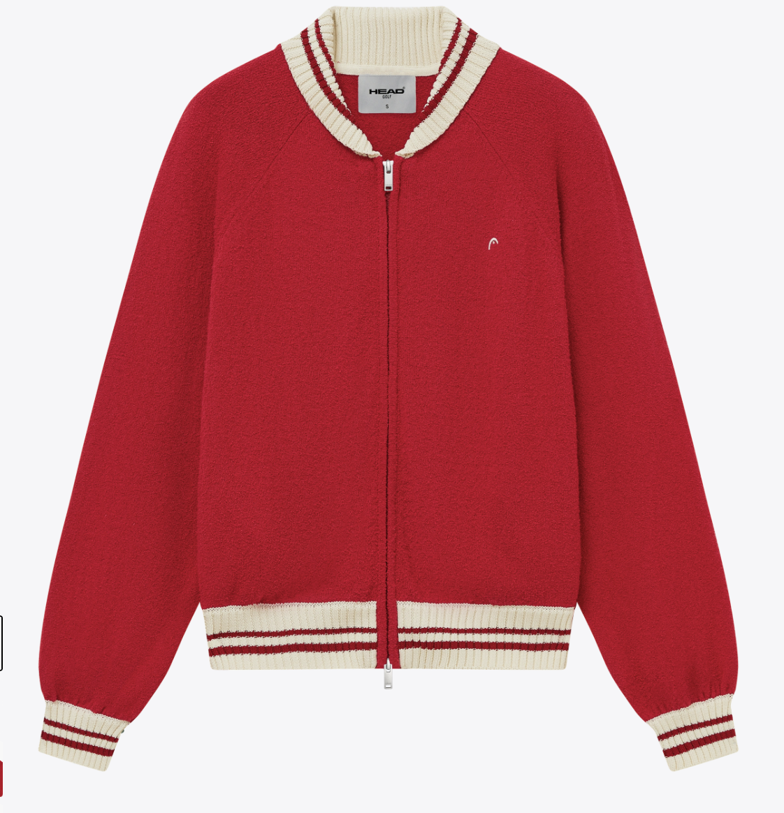 Peformance Knit Raglan Jacket- Saavy Red