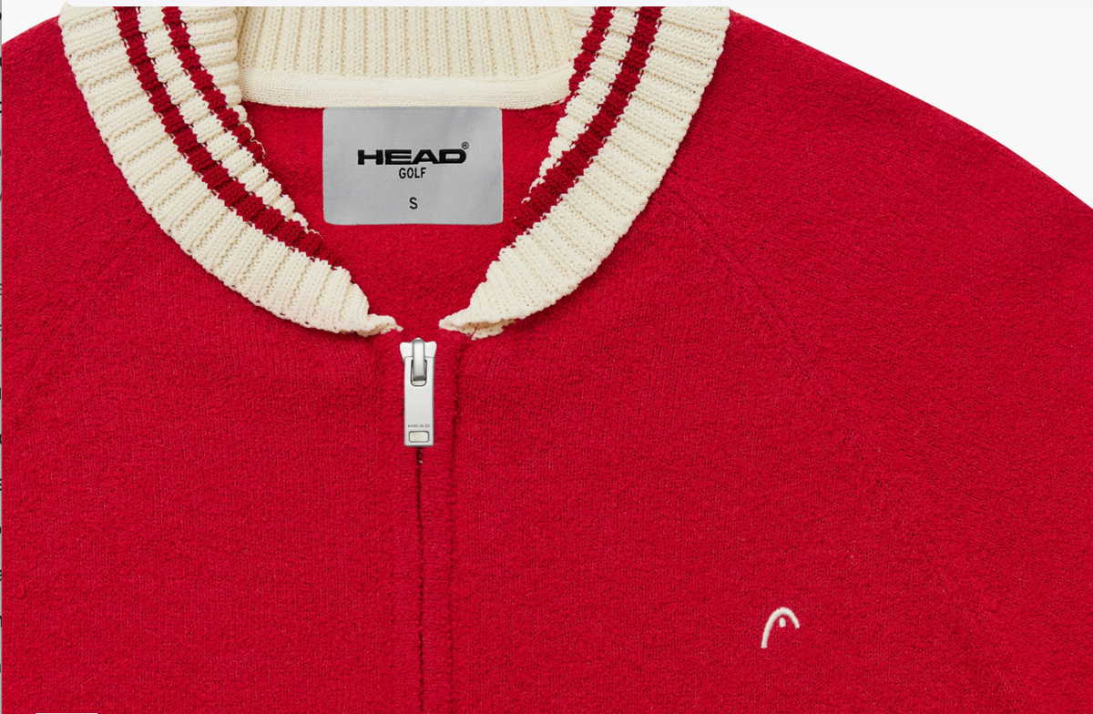 Peformance Knit Raglan Jacket- Saavy Red