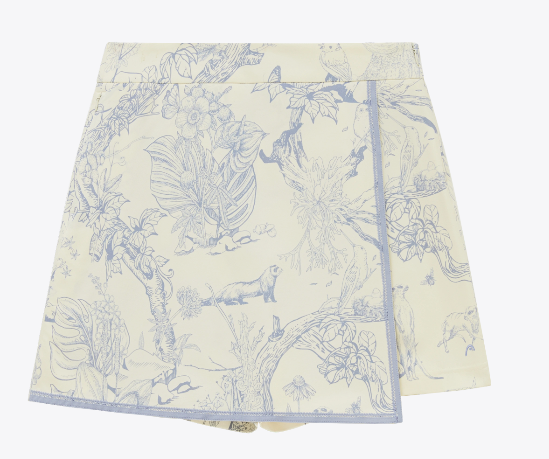 Signature Skort-Blue Forest