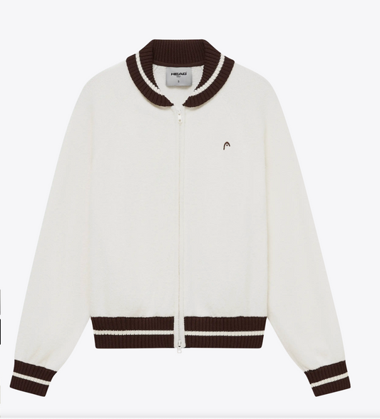 Peformance Knit Raglan Jacket- Cream