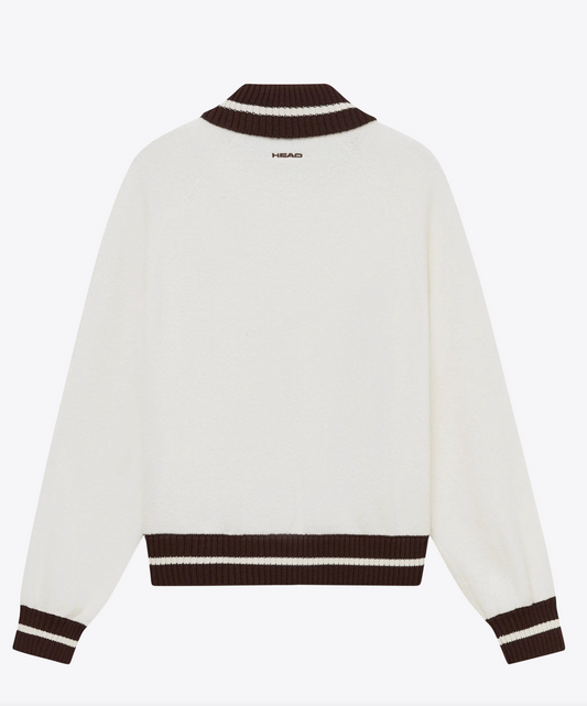 Peformance Knit Raglan Jacket- Cream