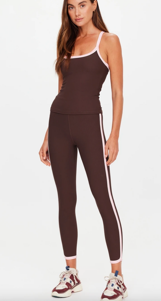 Rhythm 25in Midi Pant- Chocolate