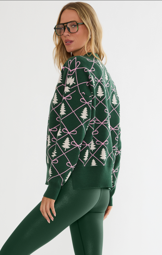 Callie Sweater Gift Wrapped Argyle