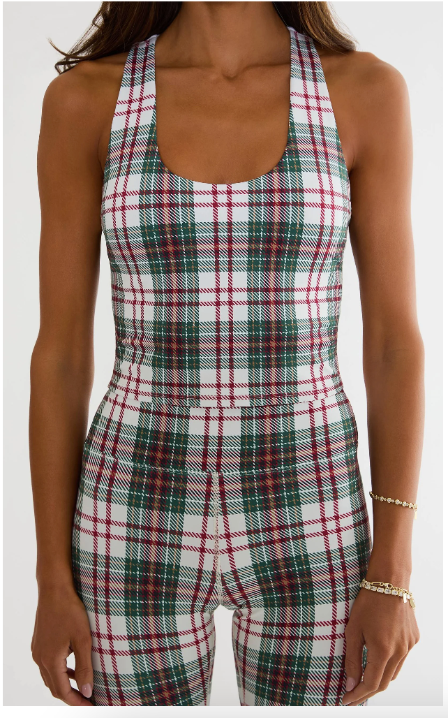 Yara Top- Frosted Pine Plaid