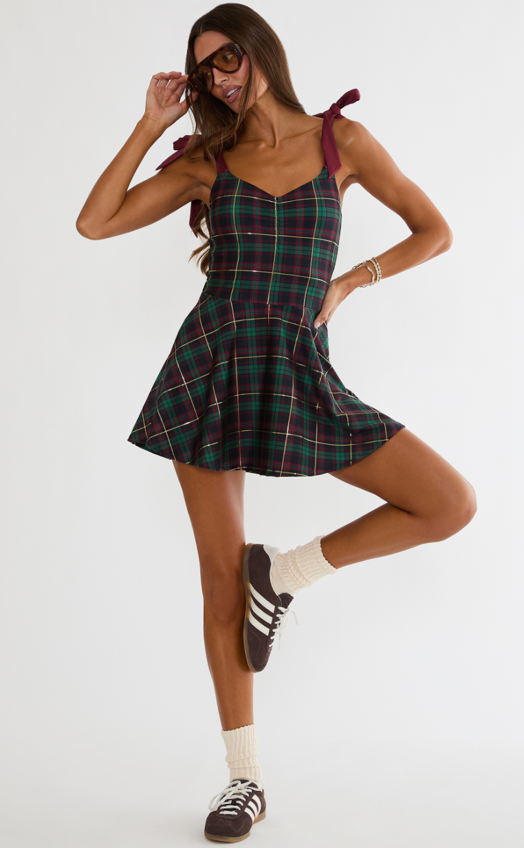 Pixie Dress- Pine Hollow Plaid