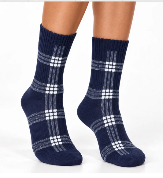 Brooklyn Plaid- Navy