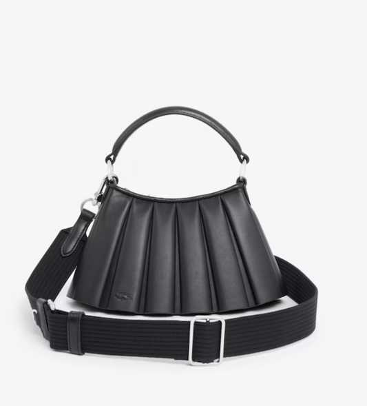 Small Lenglen Leather Bag-Noir