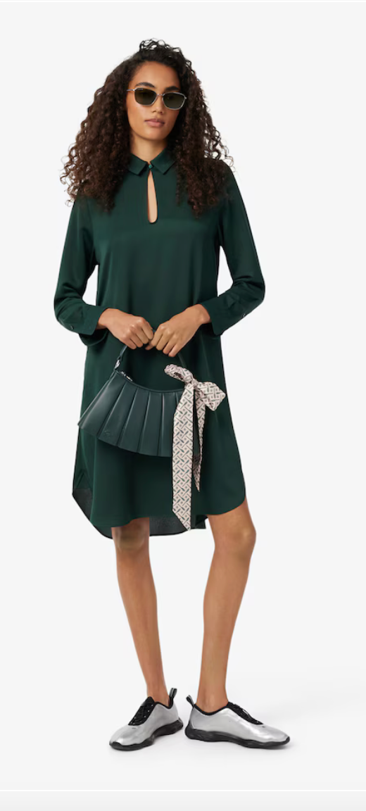 Small Lenglen Leather Bag-Varech