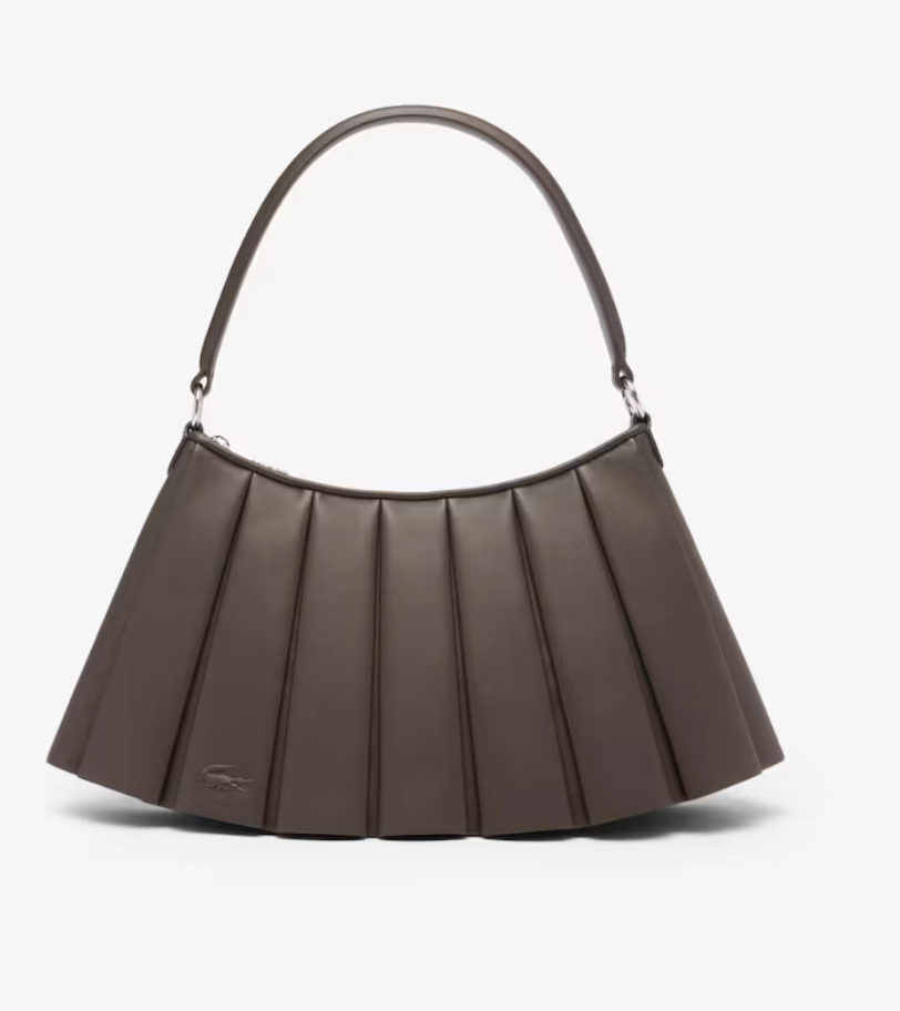 Small Lenglen Leather Bag-Coffee Bean