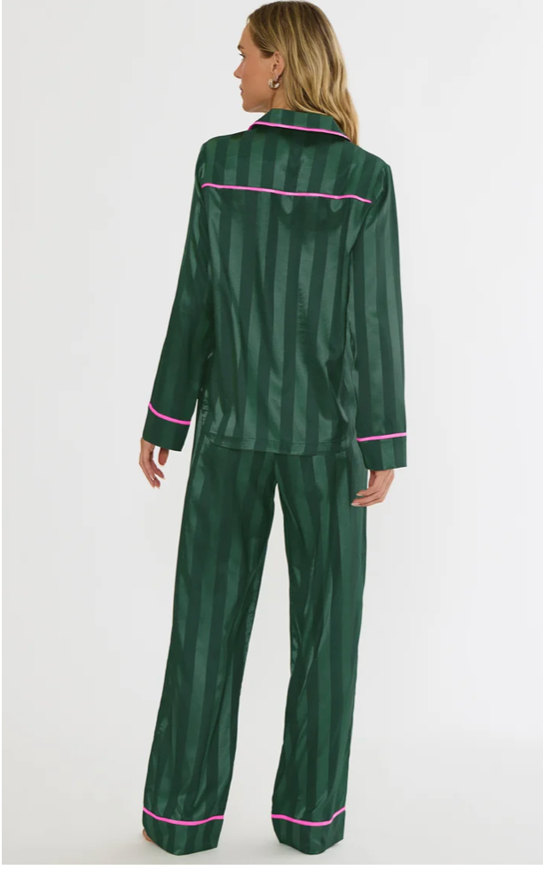 Livy & Connie PJ Set- Pine Stripe