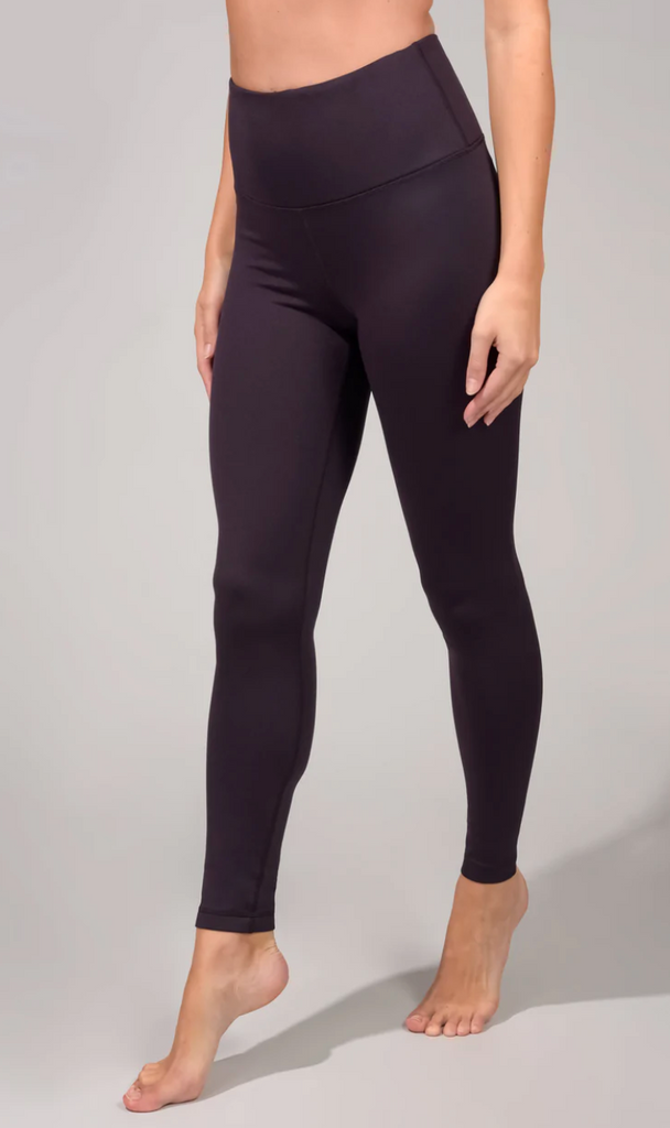 90 Degrees Fleece Lined Leggings - Black - Game Set