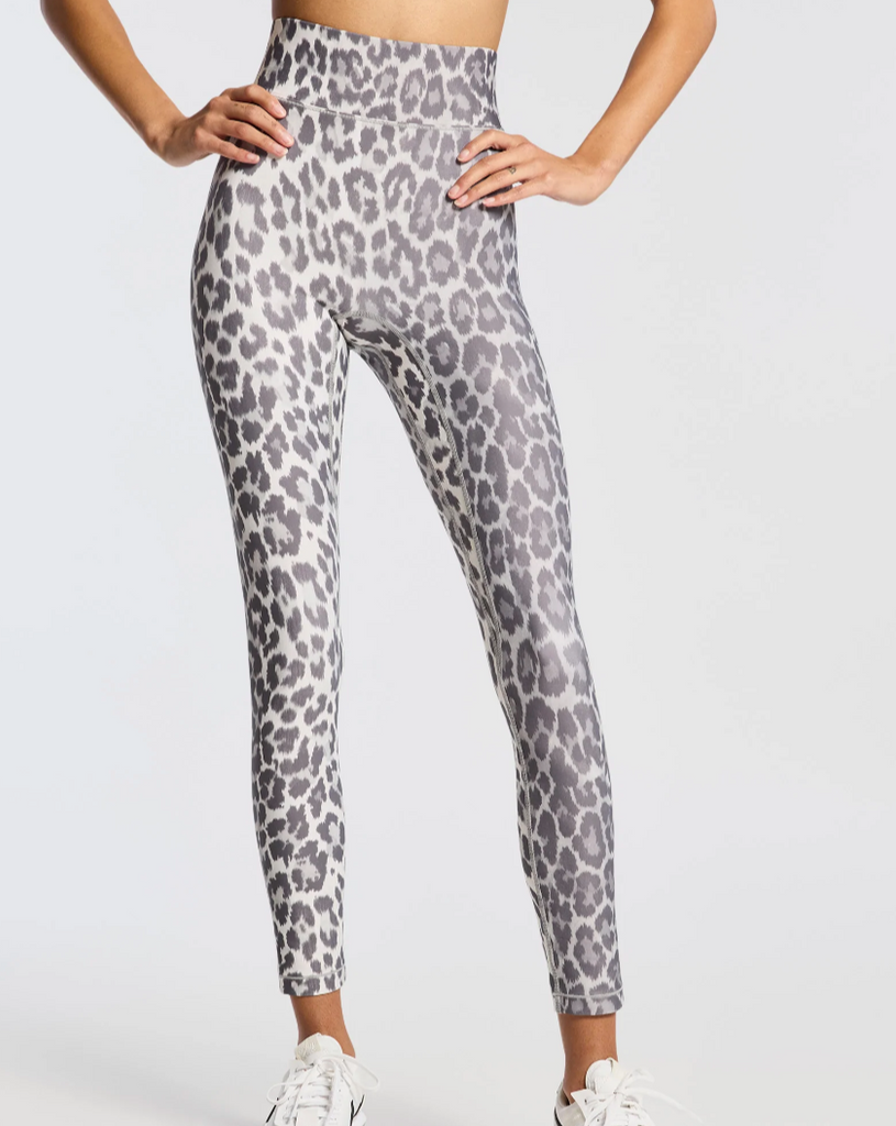 All Access High Waisted Center Stage Legging - Snow Leopard (Arriving 2/11) - Game Set