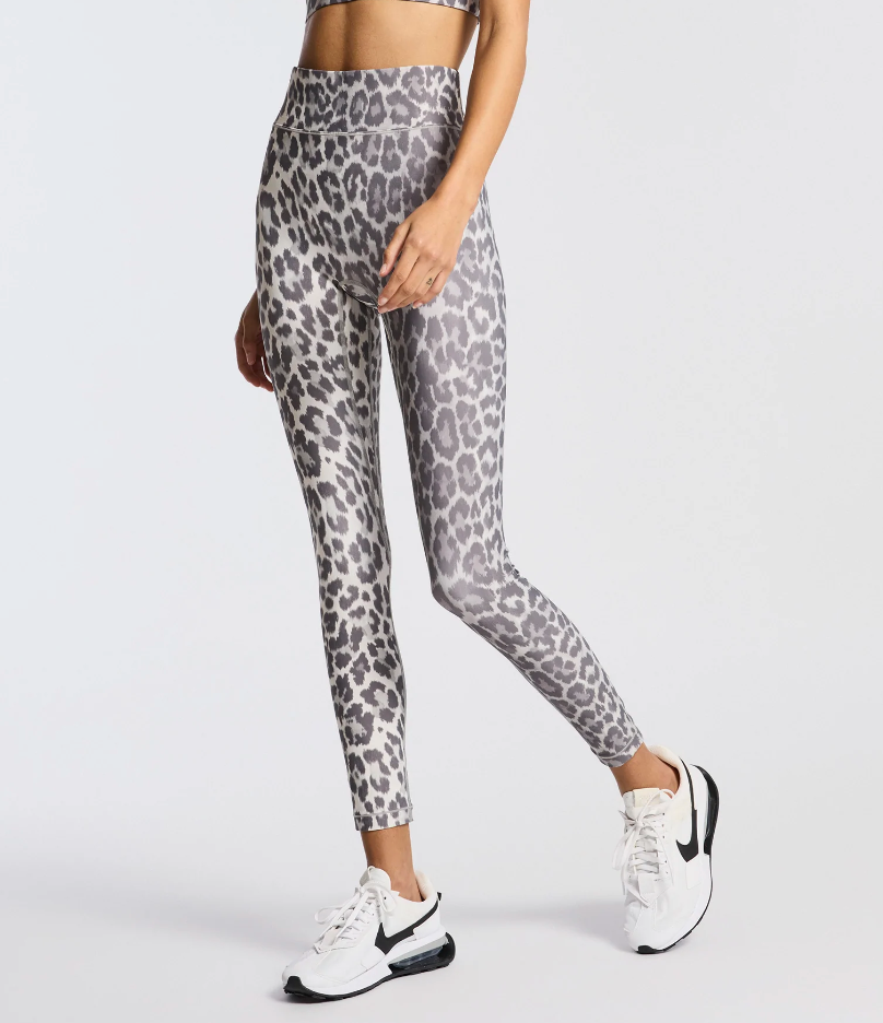 All Access High Waisted Center Stage Legging - Snow Leopard (Arriving 2/11) - Game Set