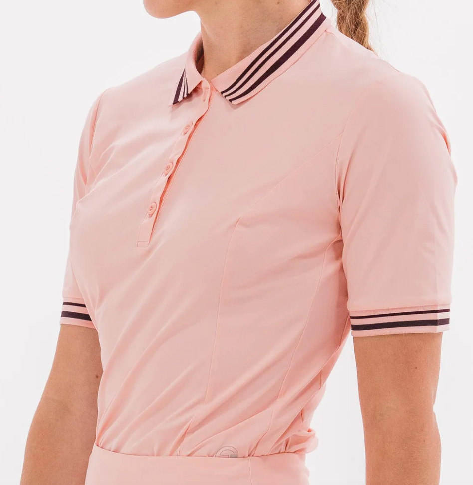 Foray Golf Performance SS Polo - Pink - Game Set